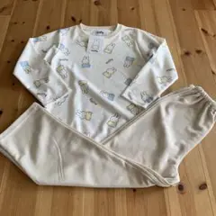 ミッフィー長袖パジャマ　130 ベージュ　男の子女の子