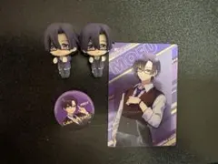 カラフルピーチ もふ ガチャガチャ 缶バッジ プロマイドカード