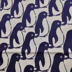 オックス生地　ペンギンの国 SEVEN　BERRY