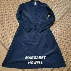 MARGARET HOWELL ネイビー コーデュロイ ワンピース 長袖 １