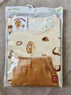 UNIQLO ベビーパジャマ 80 パンどろぼう　ユニクロ
