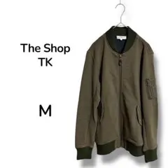 【The Shop TK】ブルゾン ジャケット MA-1 ジップアップ カーキ