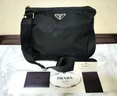 PRADA　プラダ　ショルダーバッグ　ブラック　保護袋　カード付きのサムネイル