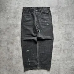 【W38 L32】levi's ブラックデニムリーバイス 550 569型