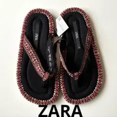 ZARA フラットサンダル新品未使用