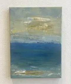 雲の光」 手描き 油絵 風景画 原画 肉筆 油彩画 印象派 - メルカリ