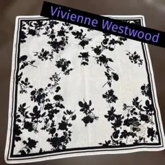 Vivienne Westwoodの黒い花柄ハンカチのサムネイル