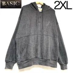 輸入古着 Basic Edition サーマルライニング スウェットパーカー