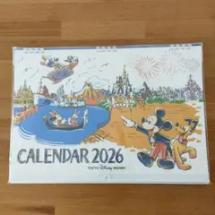 東京ディズニーリゾート 壁掛けカレンダー 2026