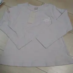 petit main バレエシューズ刺繍 Tシャツ 120cm