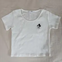 GYDA Disney ミッキー刺繍 リブTシャツのサムネイル