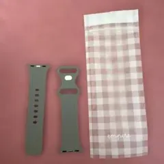 Apple Watch用 シリコンバンド グレー