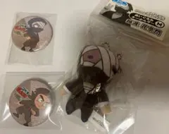 忍たま★ 雑渡昆奈門　ぬいぐるみキーホルダー　缶バッジ