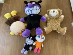 【値下げ】アンパンマン/ダッフィーぬいぐるみ5点セット