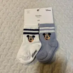 Disney ミッキーマウス ベビー靴下 2足セット