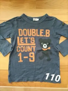 DOUBLE.B Tシャツ110　長袖