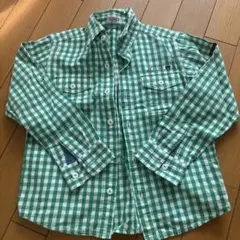 DOUBLE.B ミキハウス 長袖シャツ 120cm チェック