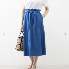 【美品】マルティニーク ブルースカートのサムネイル