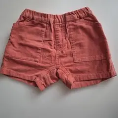 コーデュロイショートパンツ