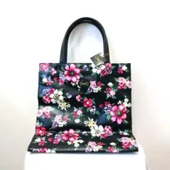 Feillerフラワープリント バッグ 黒