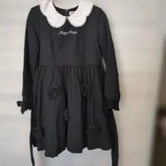 Mezzo Piano 黒 ワンピース