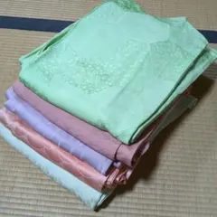 t*o様 4153 色無地着物まとめ売り5着！リメイク•お稽古用など☆