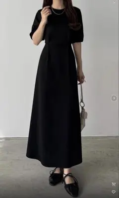 MIREI KIRITANI TULIP SLEEVE I LINE DRESS - メルカリ