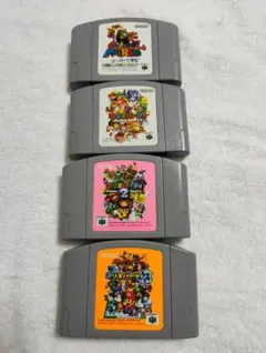 【動作品】NINTENDO64 マリオシリーズ ソフト4本セット