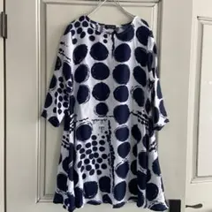 未使用品！RUPUA ドット柄　チュニック　ワンピースのサムネイル