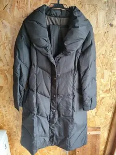 黒 ロングダウンコート