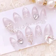 フレンチガーリー ネイルチップ