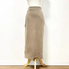 GU ジーユー✨カットソーナロースカート【Ｓ】ロングスカート　バックスリット