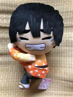 鬼滅の刃　めちゃでかしがみつき善逸ぬいぐるみ