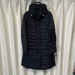 お値下げ‼️ダウンジャケット ロングコート　紺色