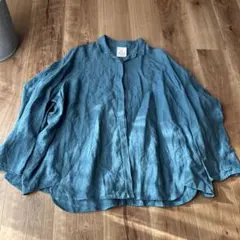 デドゥエ D-due 迷彩丸襟 Aラインフレアコート アッシュペーフランス デドゥエ D-due 迷彩丸襟 Aラインフレアコート アッシュペーフランス