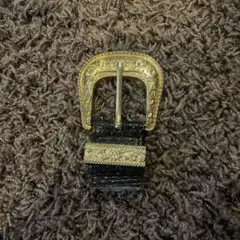 【希少・当時物】ウエスタン ベルト バックル＆ループ セット（ゴールド）