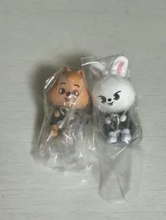 スキズ　skzoo つまんでつなげてますこっと　ガチャ　リービット　クオッカ