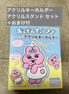 おぱんちゅうさぎ 着衣グマ 脱帽カッパ オーロラアクリルキーホルダーセット