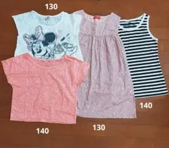 子供　女の子　夏　まとめ売り　4枚