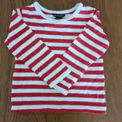 marimekko ボーダー 長袖Tシャツ 80cmのサムネイル