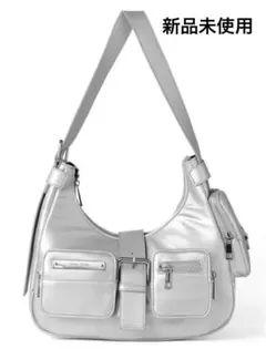 新品未使用＊GRL 3ポケットレザーショルダーバッグ[tr891]