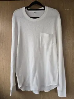 【UNIQLO】ワッフルクルーネックシャツ