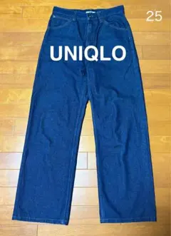 UNIQLO U ユニクロ ハイライズ ボーイフレンドジーンズ ストレートデニム