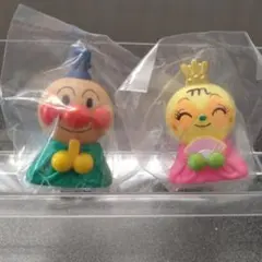 2013年製　あつまれアンパンマン　ひな祭り　指人形　ソフビ　フィギュア　新品