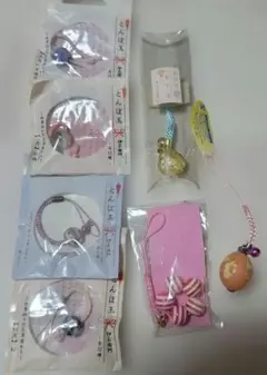 とんぼ玉 ストラップ 7点まとめ売り