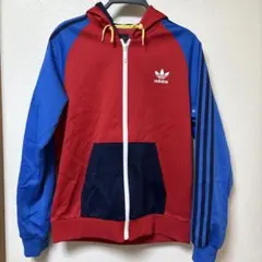 adidas トレフォイルロゴ ジップアップパーカー