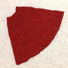 『cacharel』 キャシャレル (S) フレアスカート Aライン レトロ