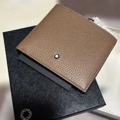 【 新品 未使用 】MONTBLANC ブラウン 二つ折り財布のサムネイル