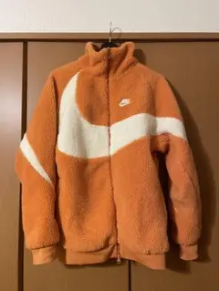 Nike フリースリバーシブルジャケット オレンジ