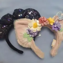 ディズニー カチューシャ ミニー　リーナベル　2個セット